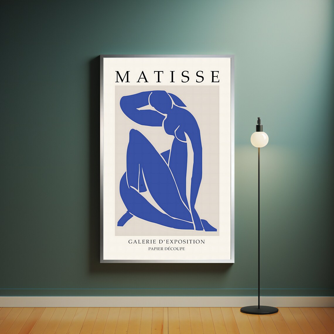 Henri Matisse Blue Nude Cut Out Exhibition Gallery Art Print - Image 3