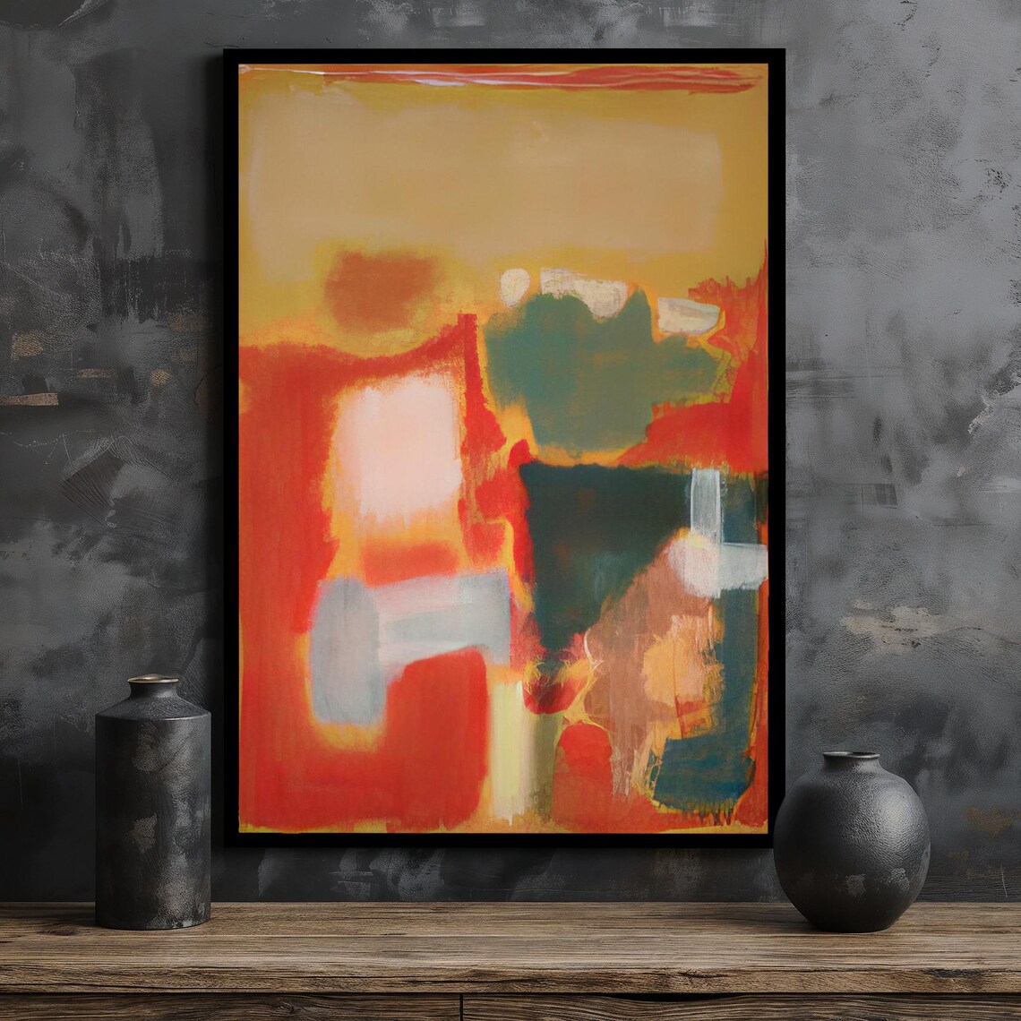 Mark Rothko Abstract Expressionist, Vintage Style