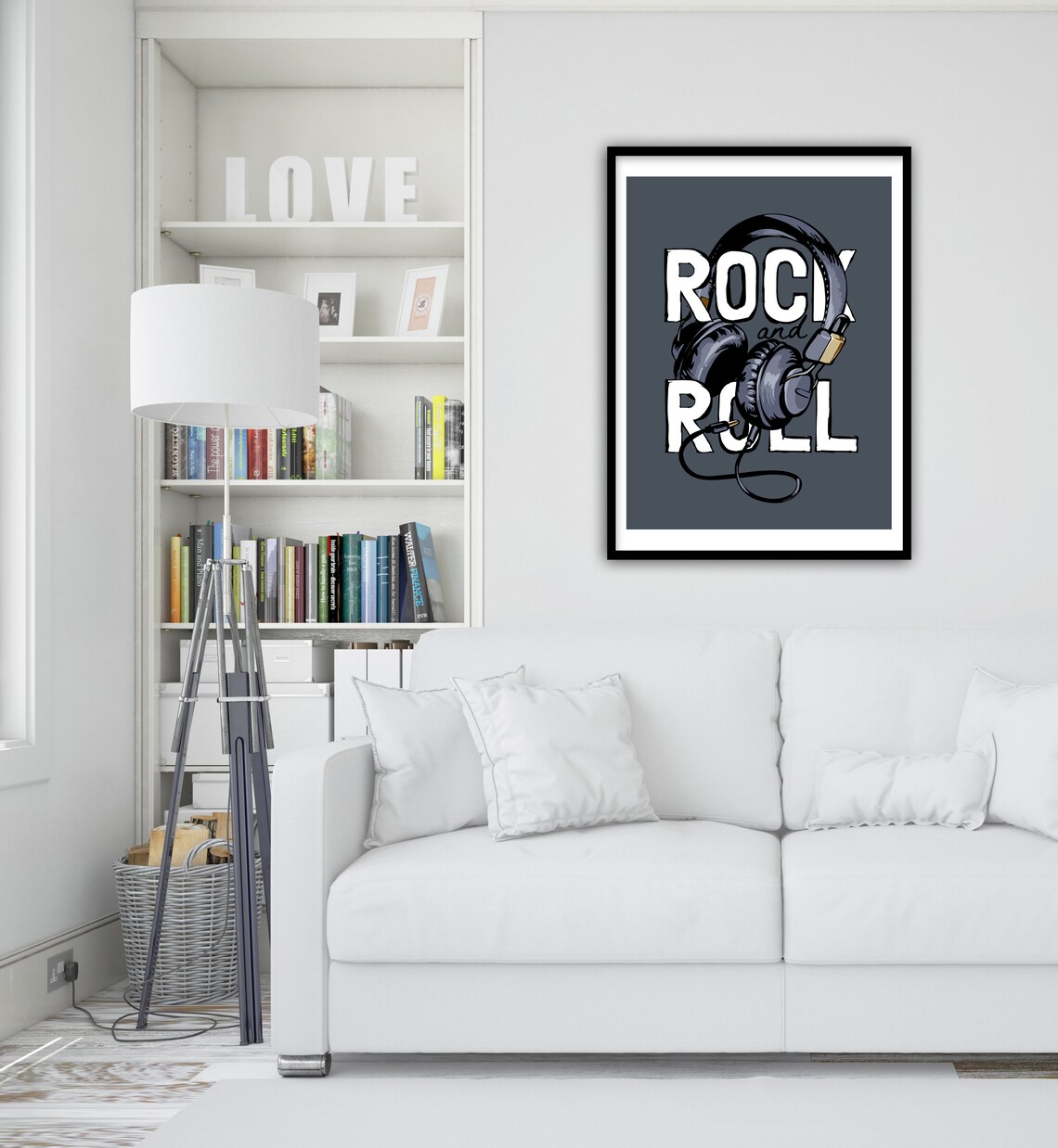 Rock and Roll Quote Poster, Dorm Decor Art - Image 2
