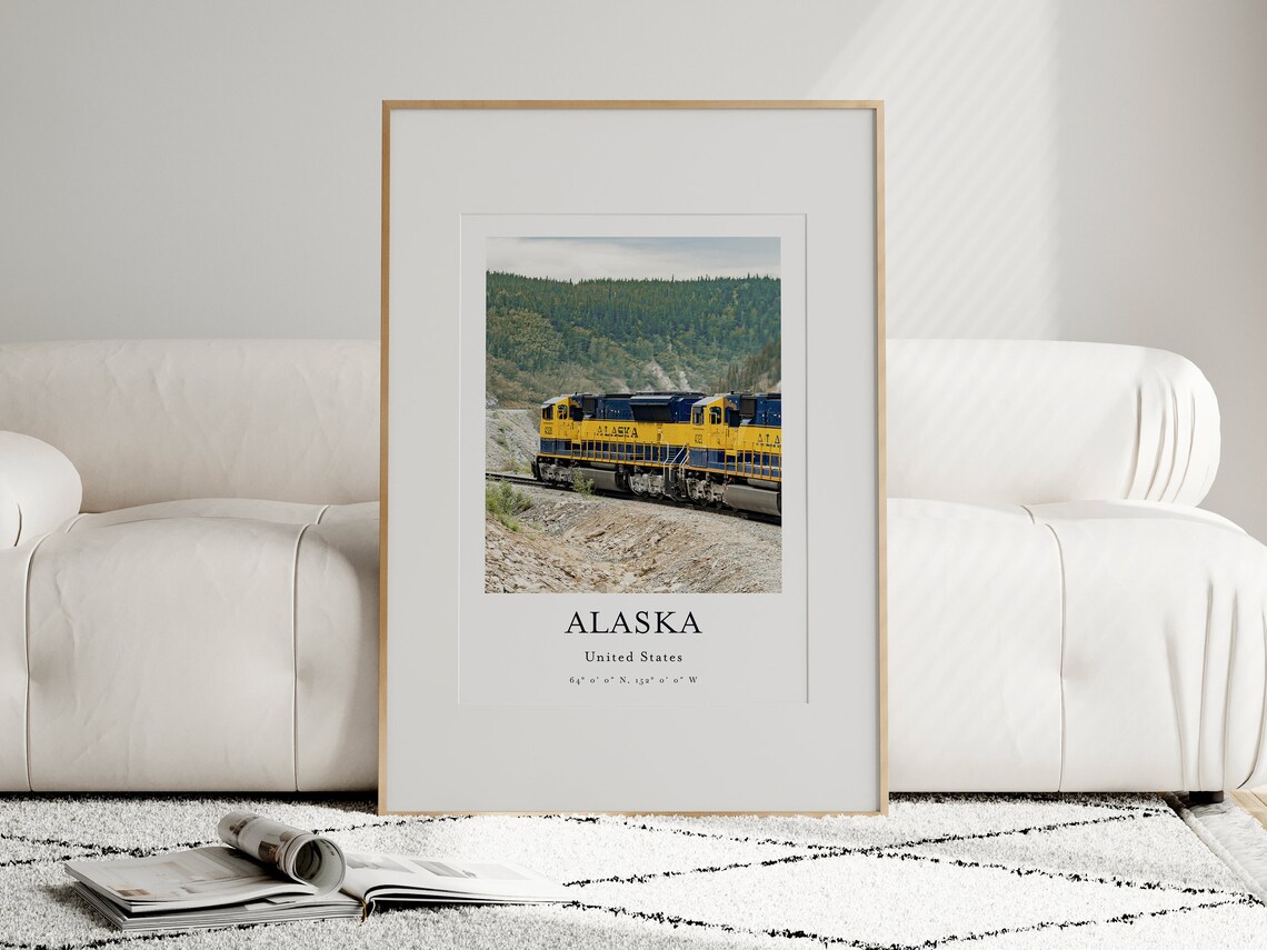 Alaska Travel Poster, Place-Based Wall Art - Image 2