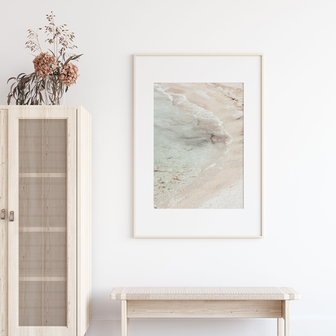 Mediterranean Sea Modern Minimalist Art Print - Image 2