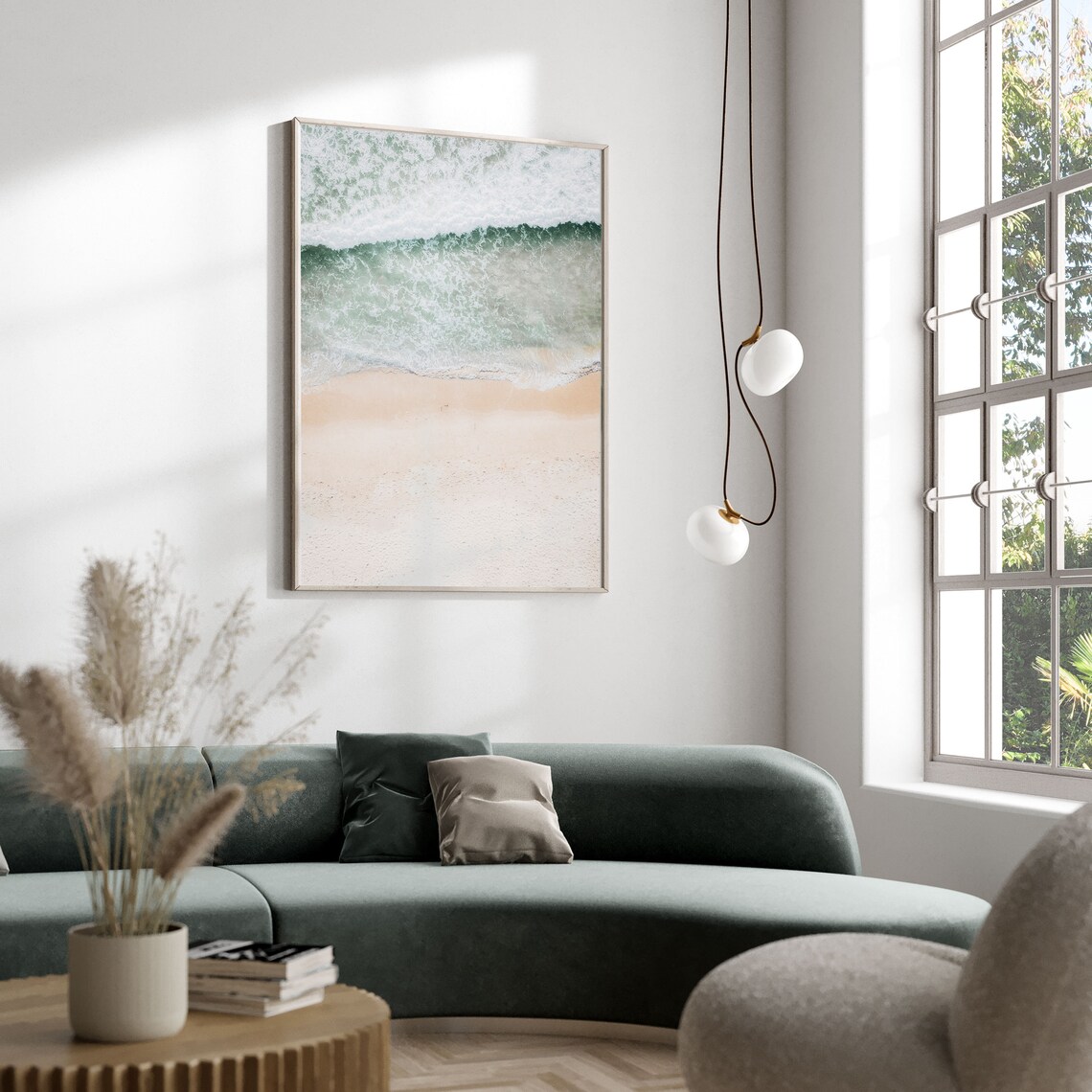 Beach Print Instant Art, Modern Minimalist Poster - Image 3