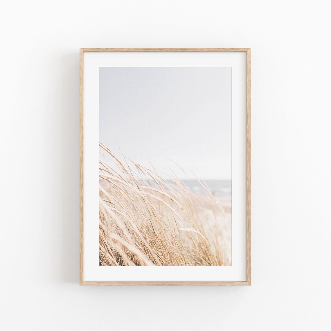 Pampas Grass Botanical Farmhouse Art Print