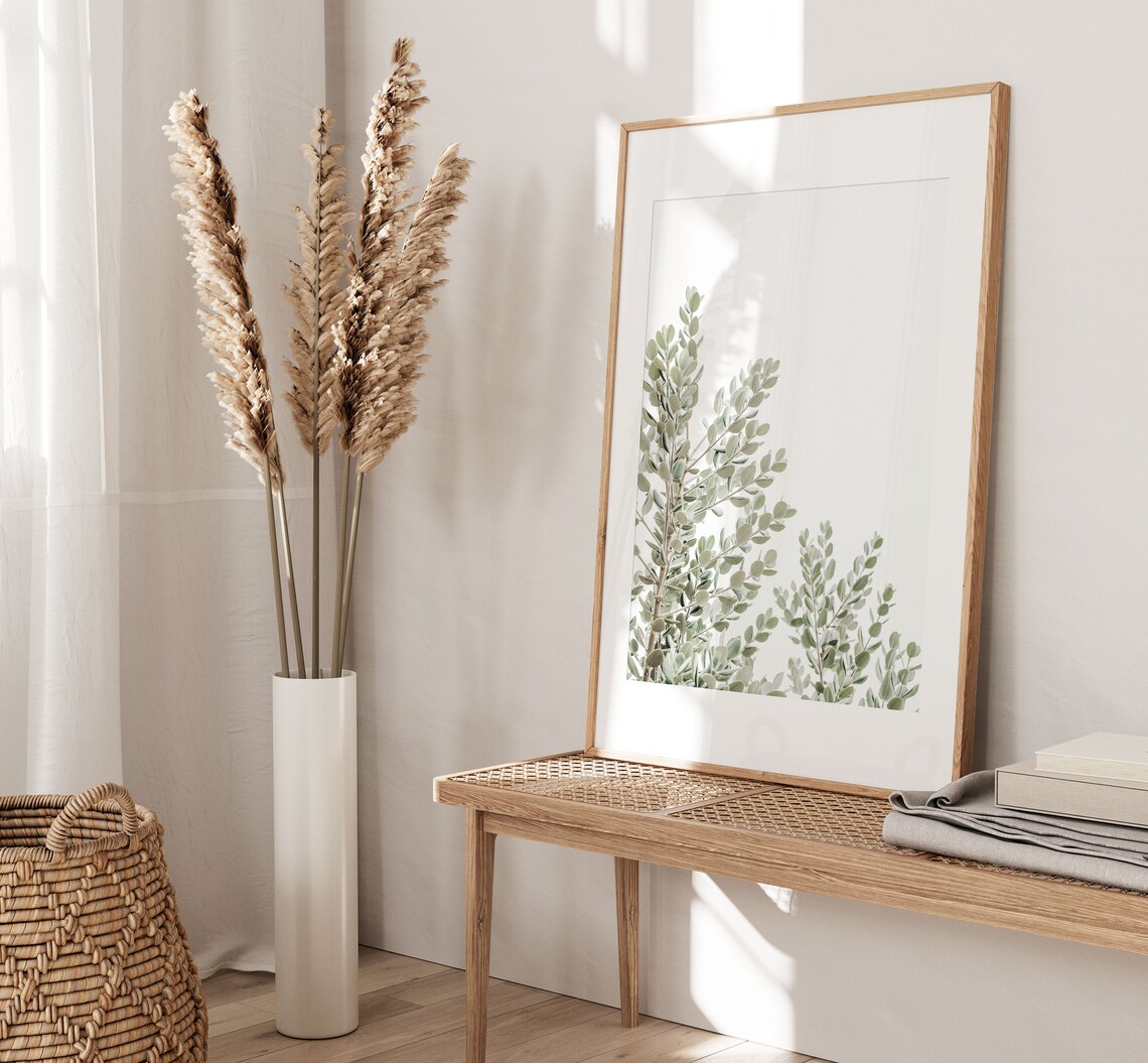 Botanical Floral Art Print, Boho Farmhouse Decor - Image 3