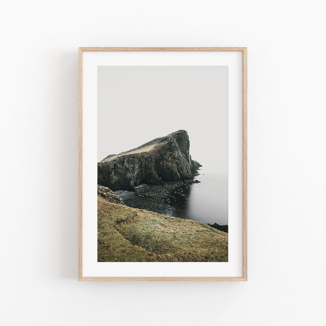 Scotland Mountain Travel Poster, Nature Home Decor