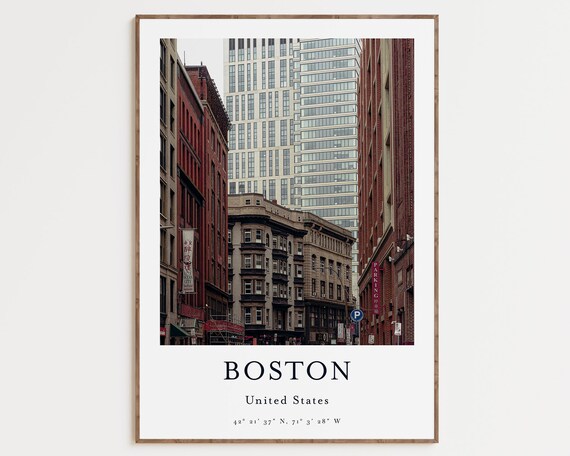 Boston Massachusetts Gallery Art Poster Print