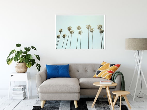 California Palm Tree Tropical Travel Poster