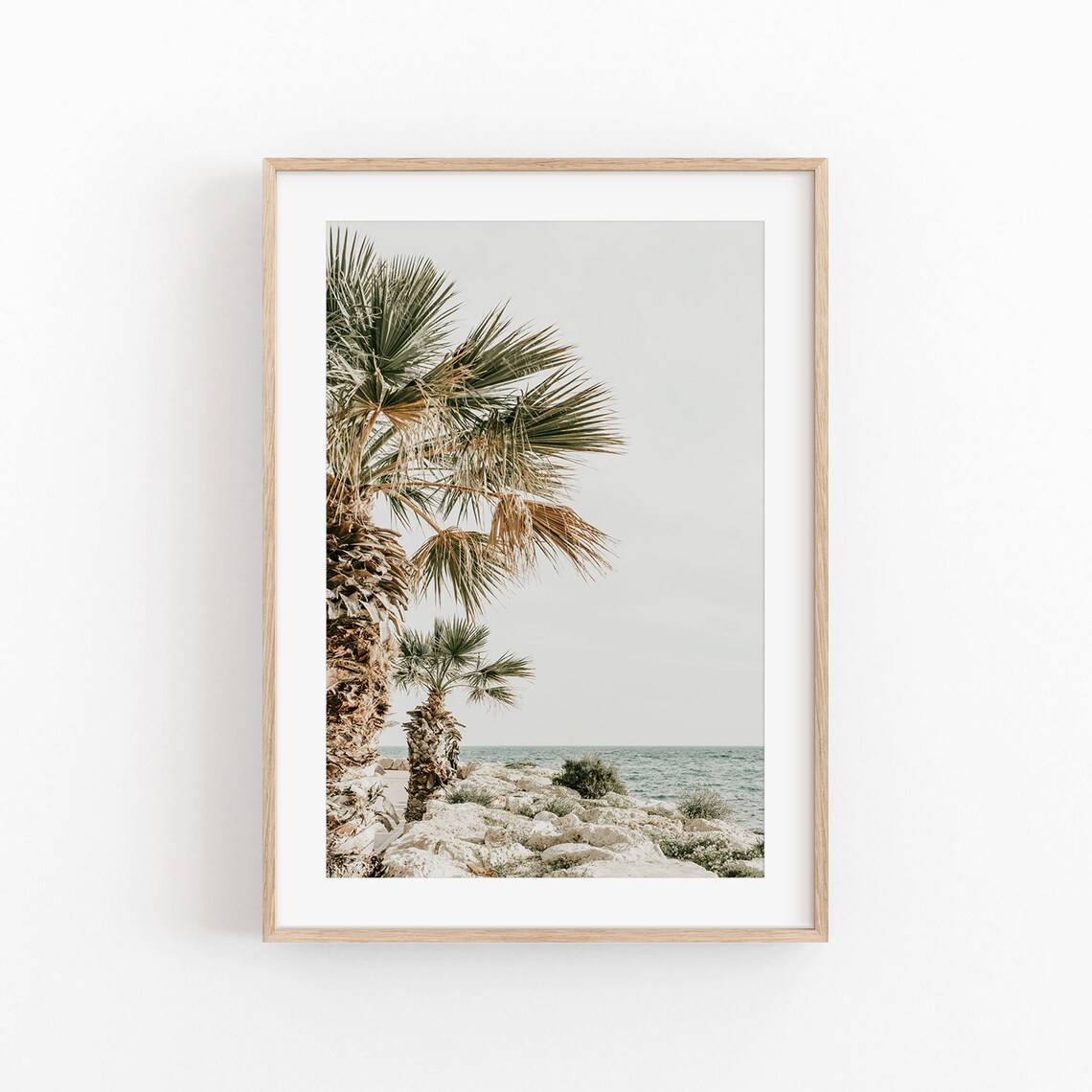 Palm Tree Art Print, Modern Minimalist Poster - Image 4