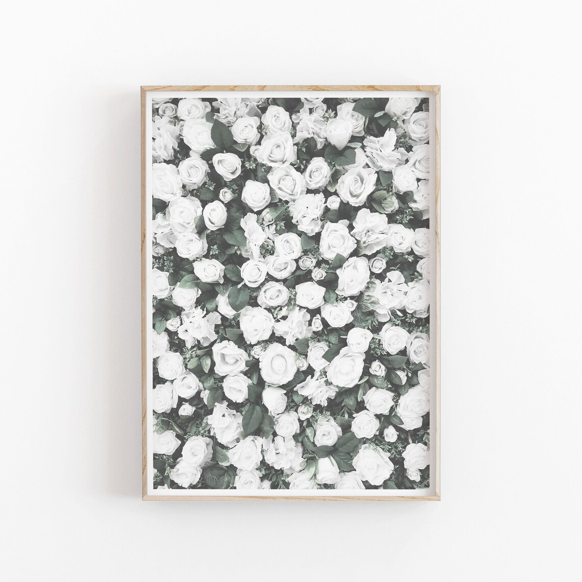 Roses Art Print, Floral Farmhouse Wall Decor - Image 2