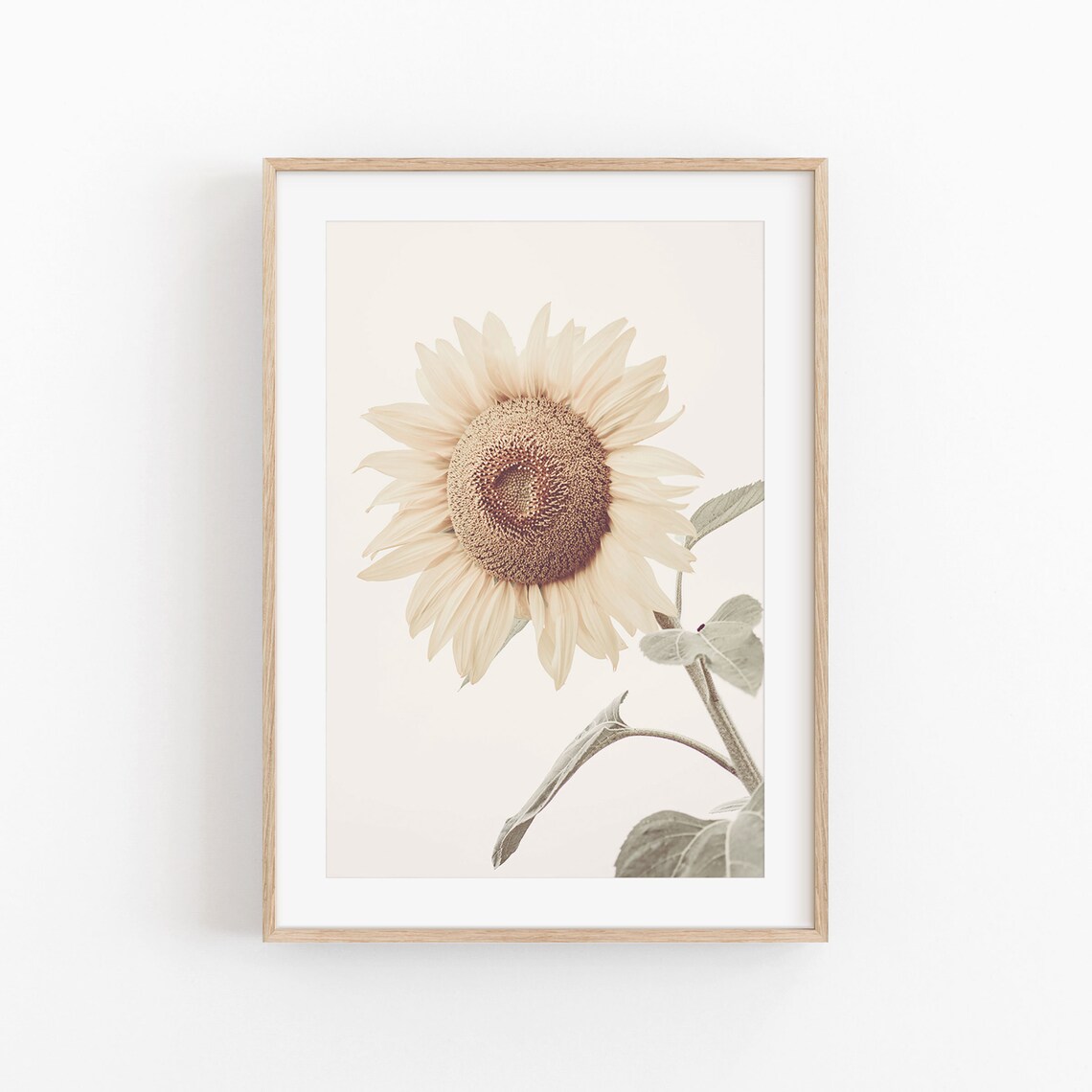 Sunflowers Floral Art Print, Botanical Wall Art