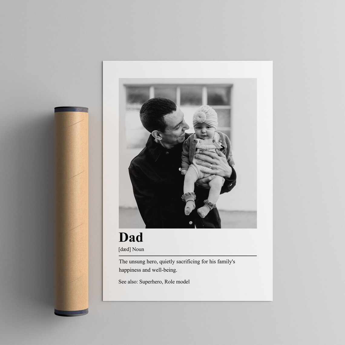 Dad Definition - Personalized Christmas Print - Image 2