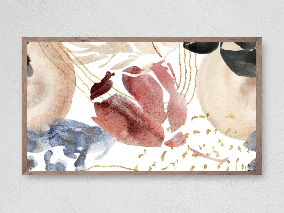 Abstract Modern Botanicals Art Print