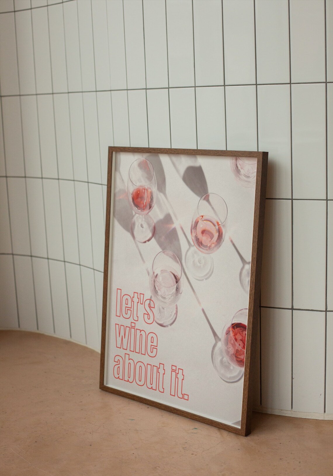 Wine Cocktail Print for Bar Cart Kitchen Decor - Image 2