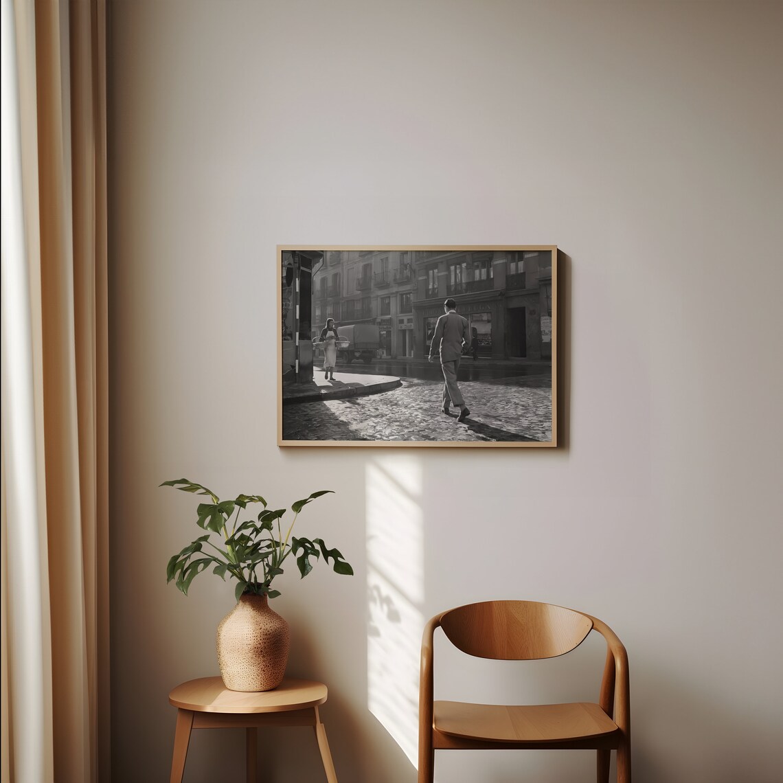 Calle Mayor Madrid Vintage Cityscape Art Print - Image 2