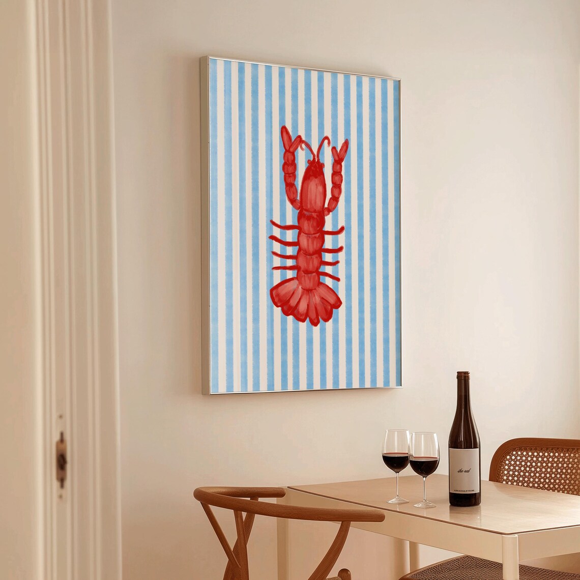 Lobster Print, Vintage Coastal Kitchen Art - Image 5