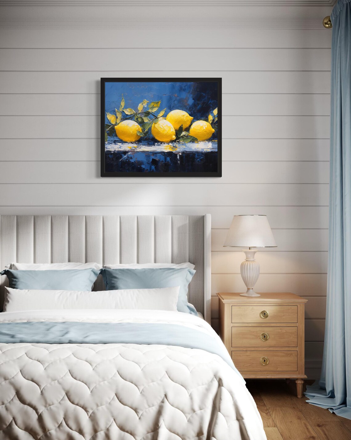 Lemon Abstract Art Print Wall Art Poster Original Paint Artwork Artwork Decor - Image 4