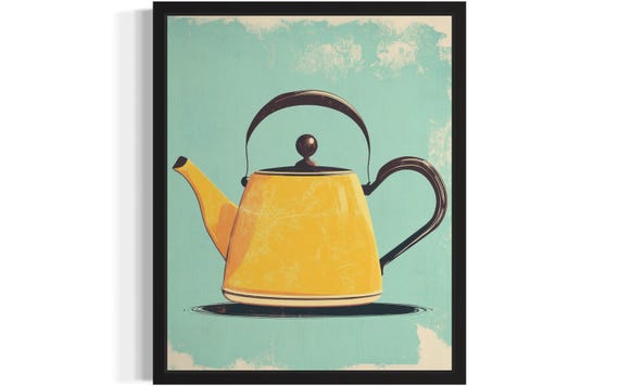 Tea Kettle Pop Art Print