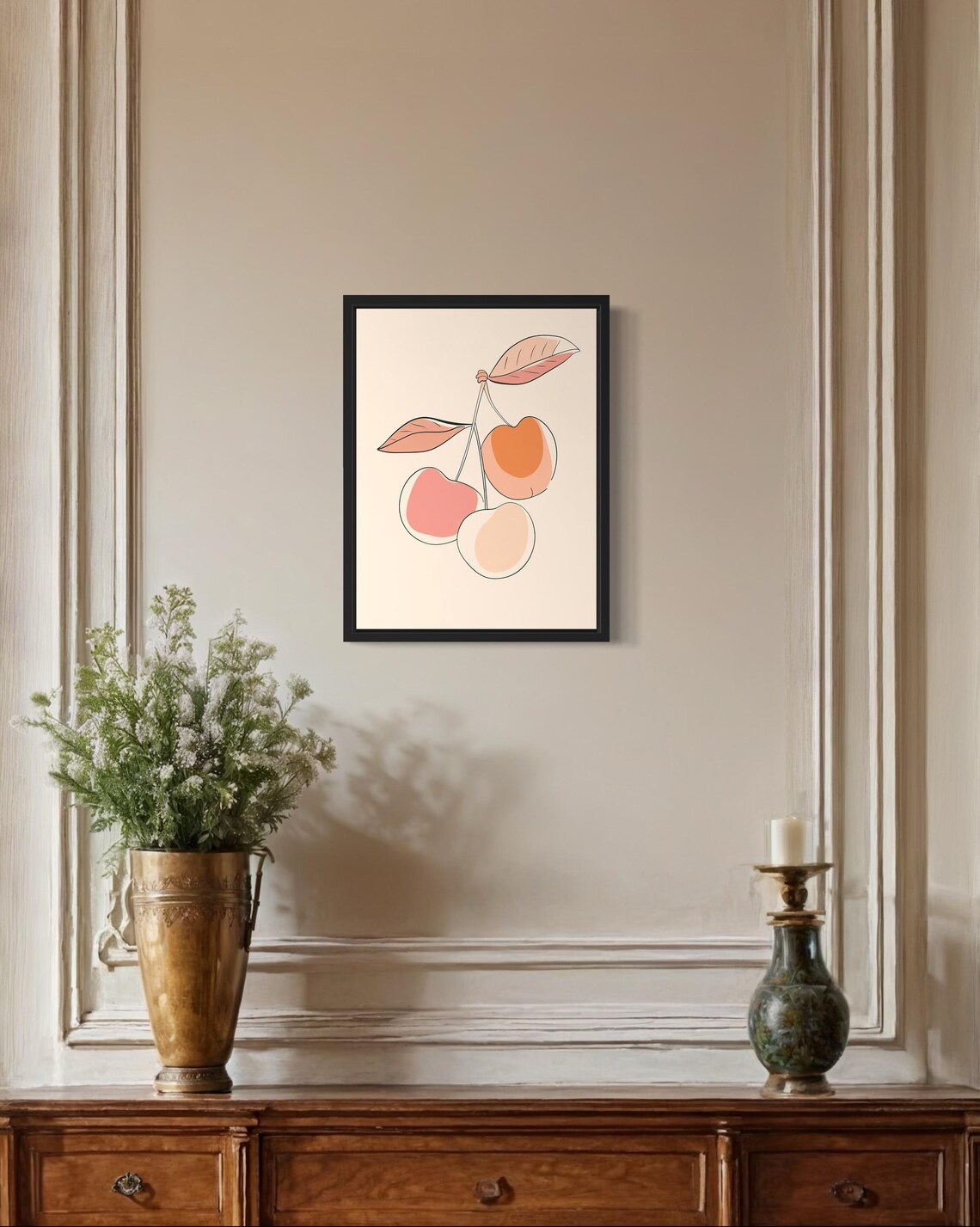Cherry Food Art Print - Image 2