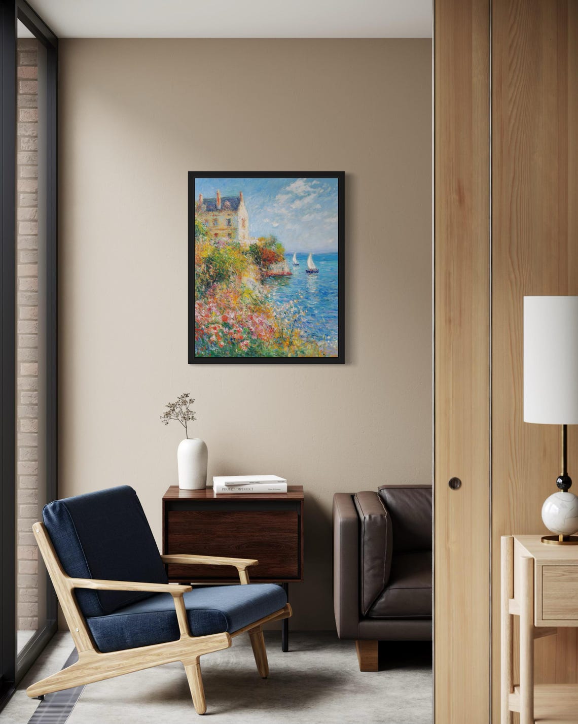 Belgium Countries Monet Art Print - Image 2