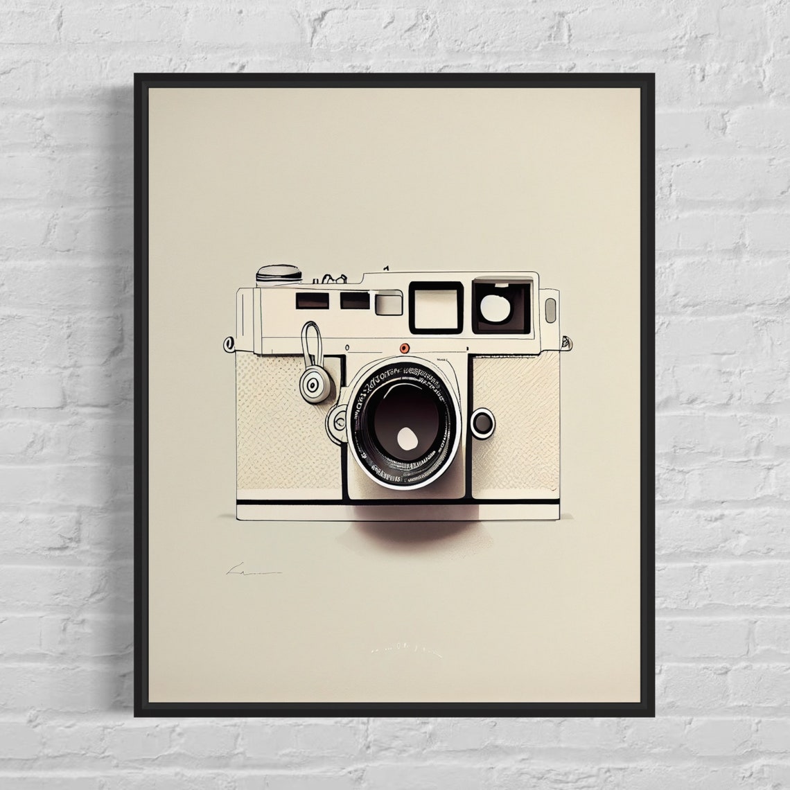 Camera Minimalist Art Print