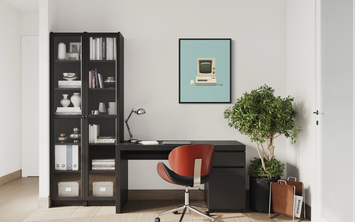 Computer Minimalist Art Print - Image 3