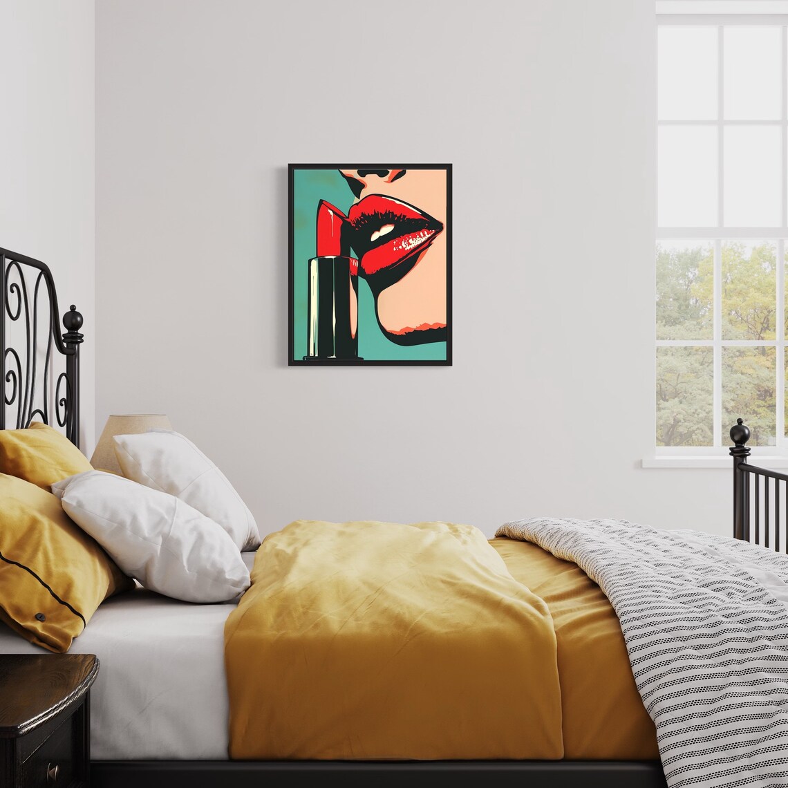 Lipstick Pop Art, Retro Vintage Collection - Image 4