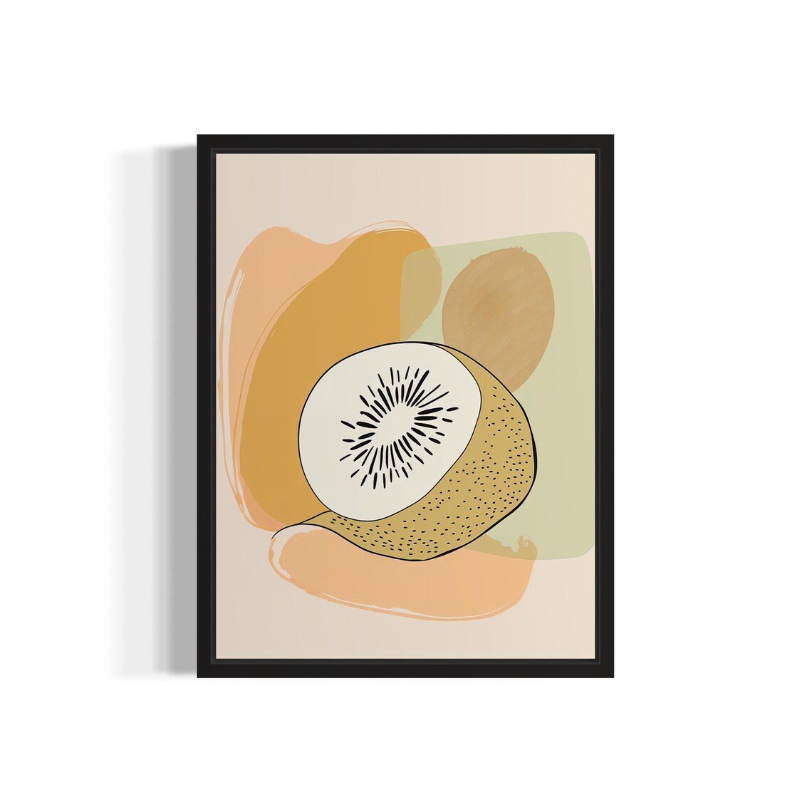 Grapes Food Art Print, Original Paint Artwork