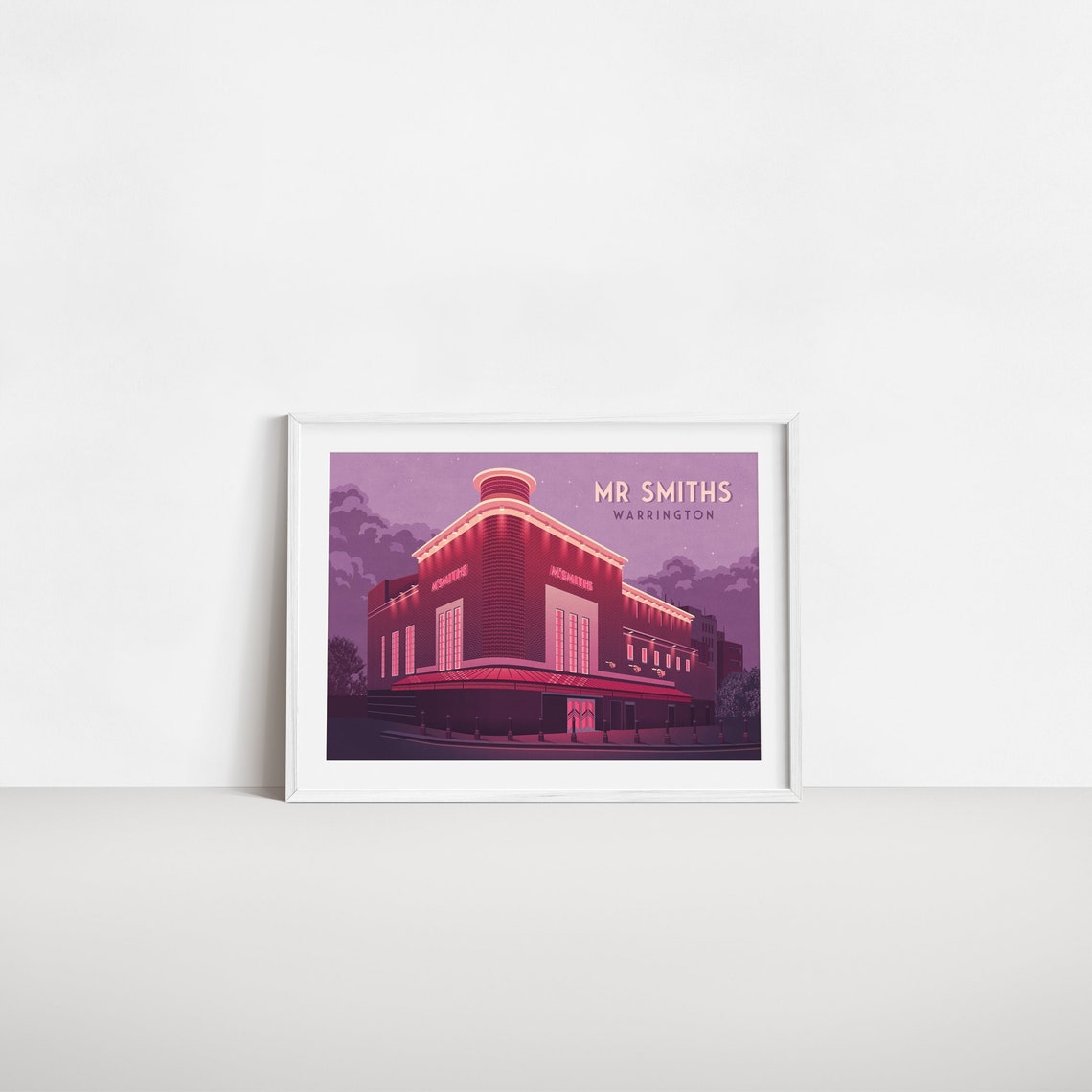 Mr Smiths Warrington Art Deco Club Night Vintage Venue Poster - Image 2