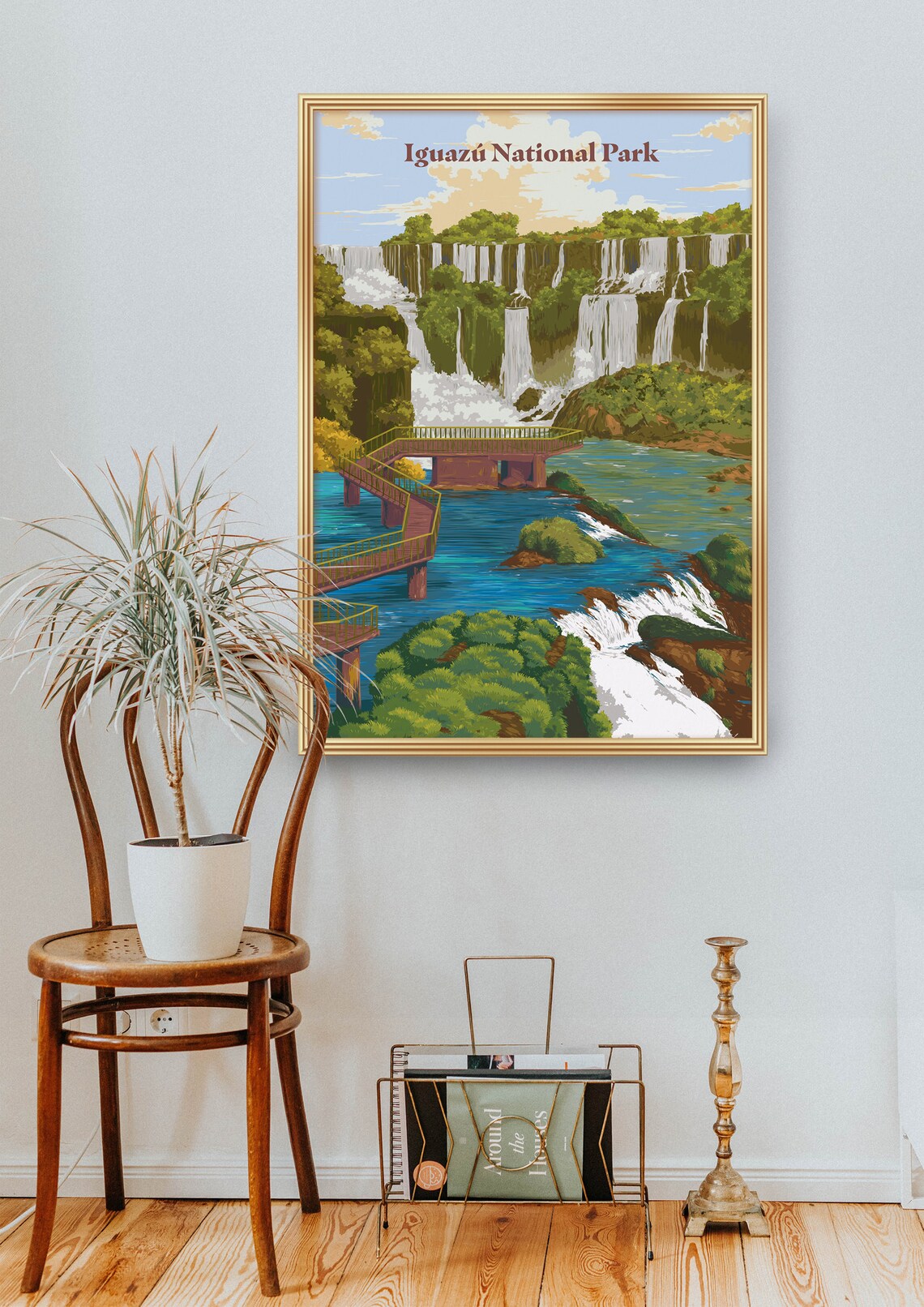 Iguazu National Park Travel Poster, Argentina Falls - Image 2