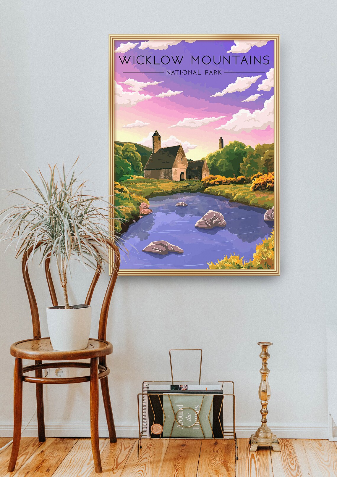 Wicklow Mountains National Park Travel Poster Print - Image 2