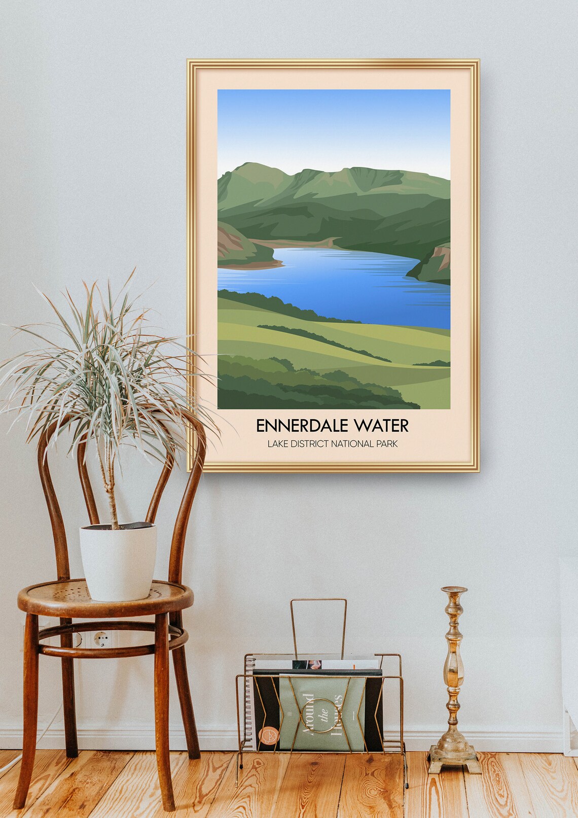 Ennerdale Water Vintage Travel Poster, Lake District - Image 2