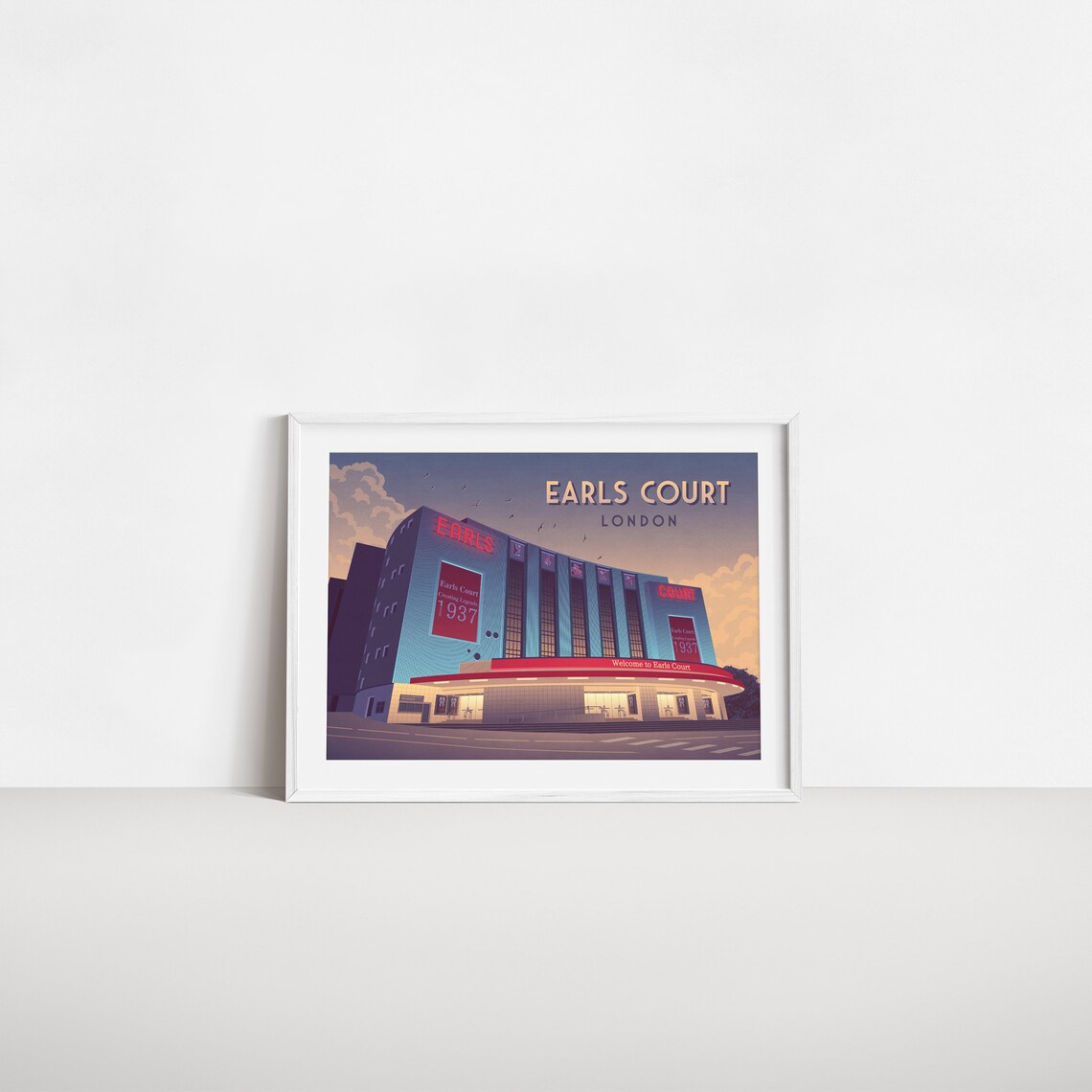 Earls Court London Travel Poster, Exhibition Centre - Image 2