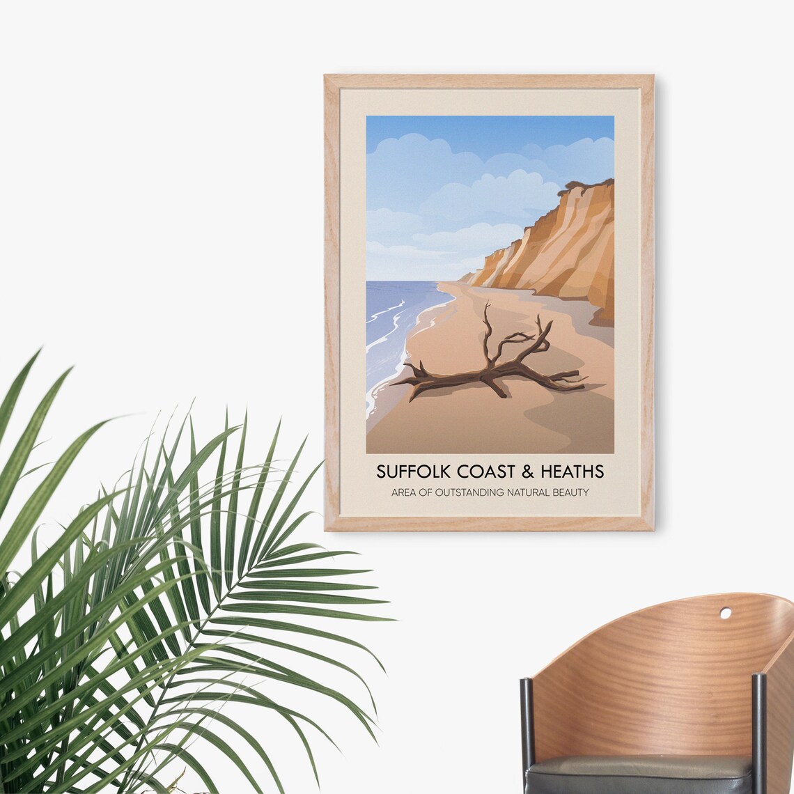 Suffolk Coast And Heaths Vintage Travel Poster - Image 3
