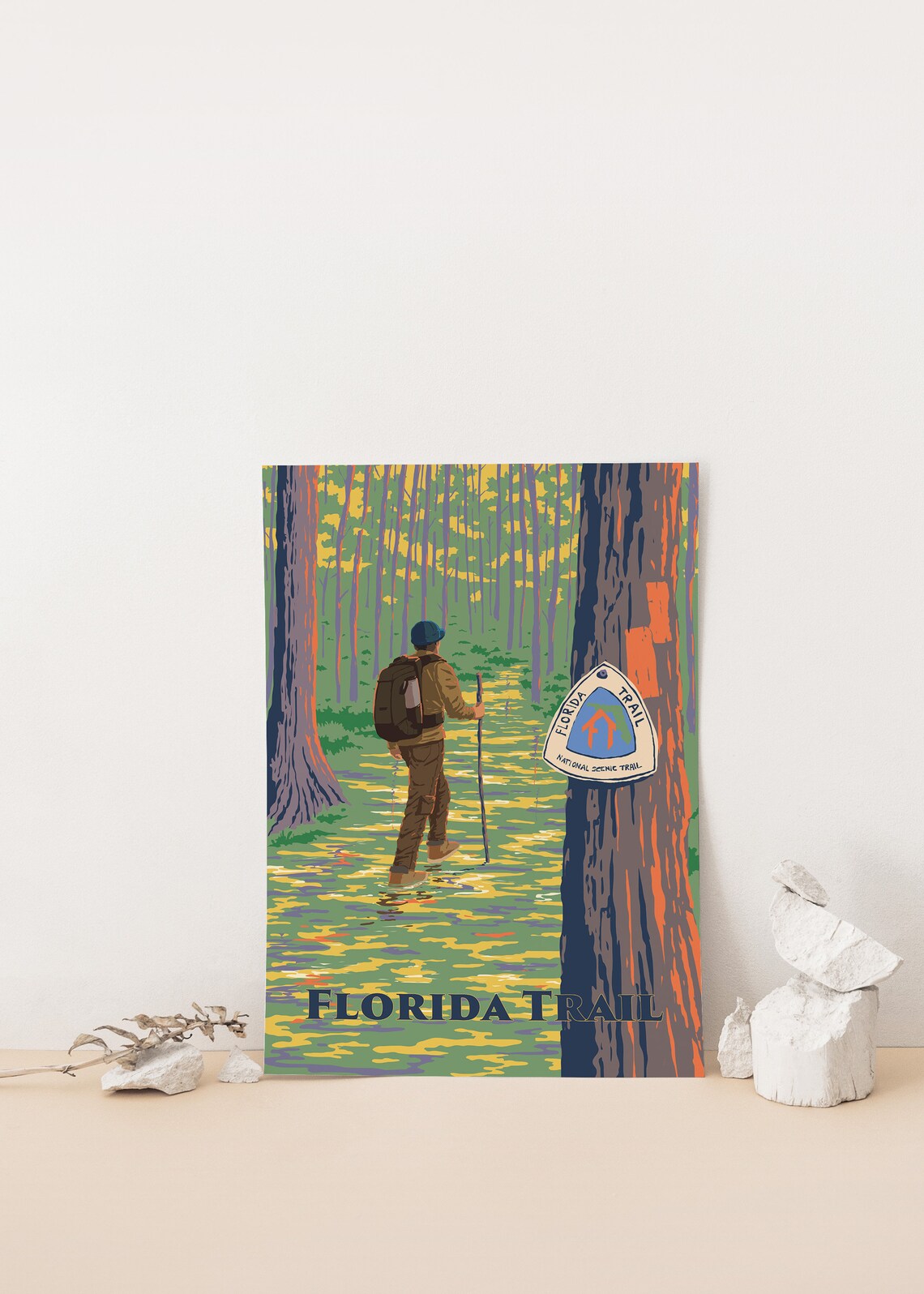 Florida Trail Travel Poster, National Scenic Trail - Image 4