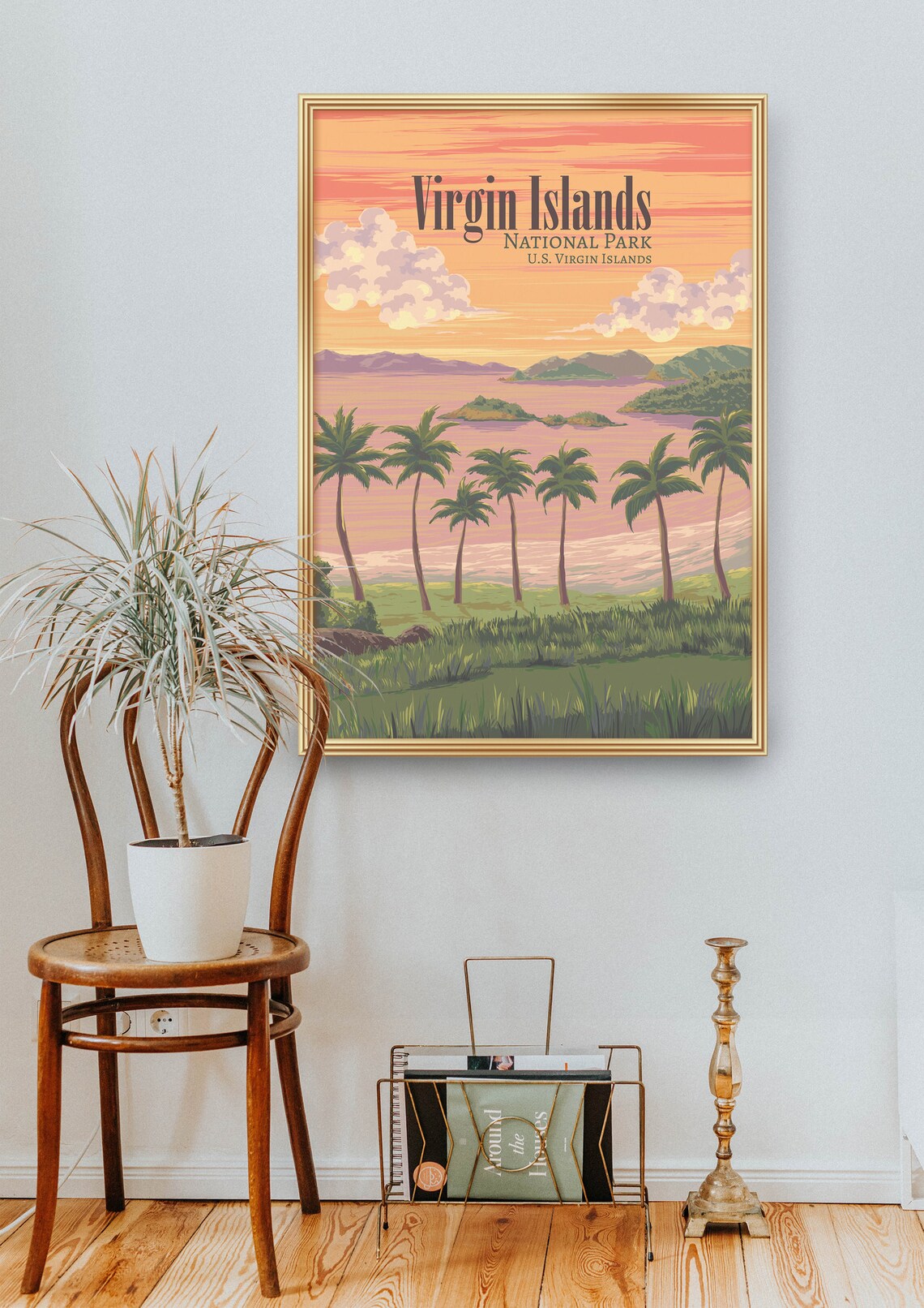 Virgin Islands National Park Vintage Travel Poster - Image 2