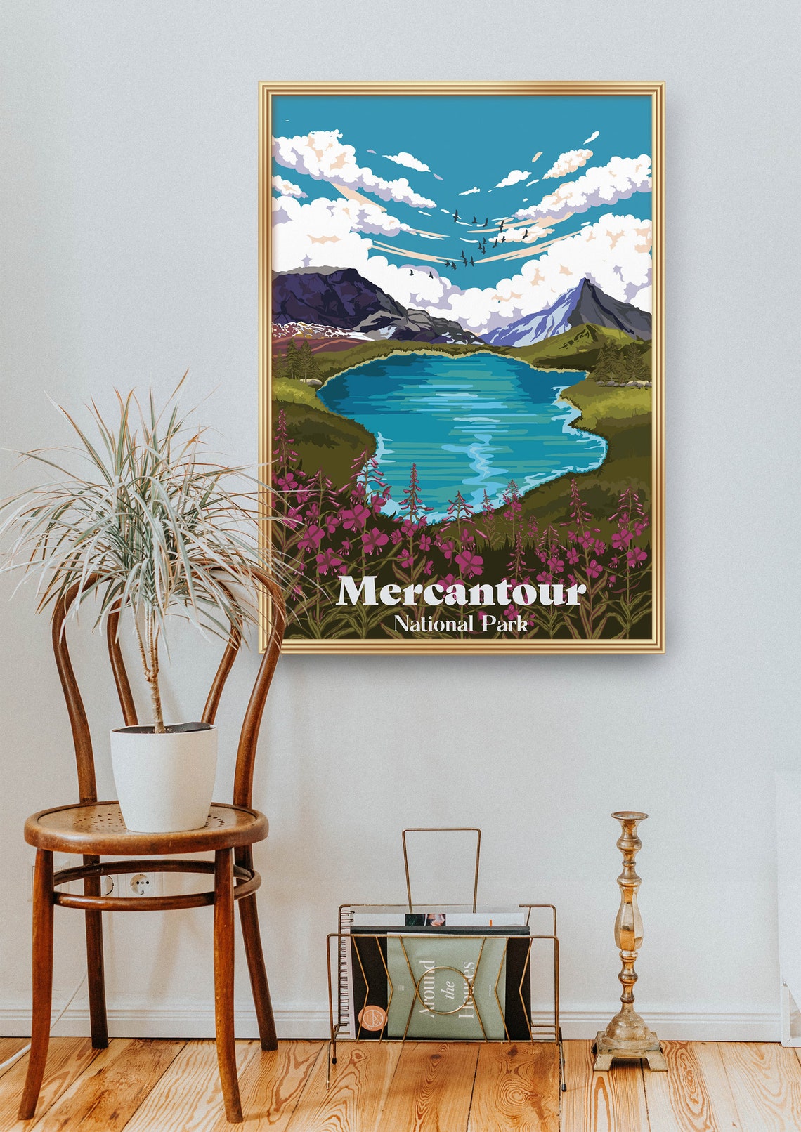 Mercantour National Park Poster France Travel Poster French Alps Alpes Maritimes Valley Of Wonders Southern France Wall Art Decor - Image 2