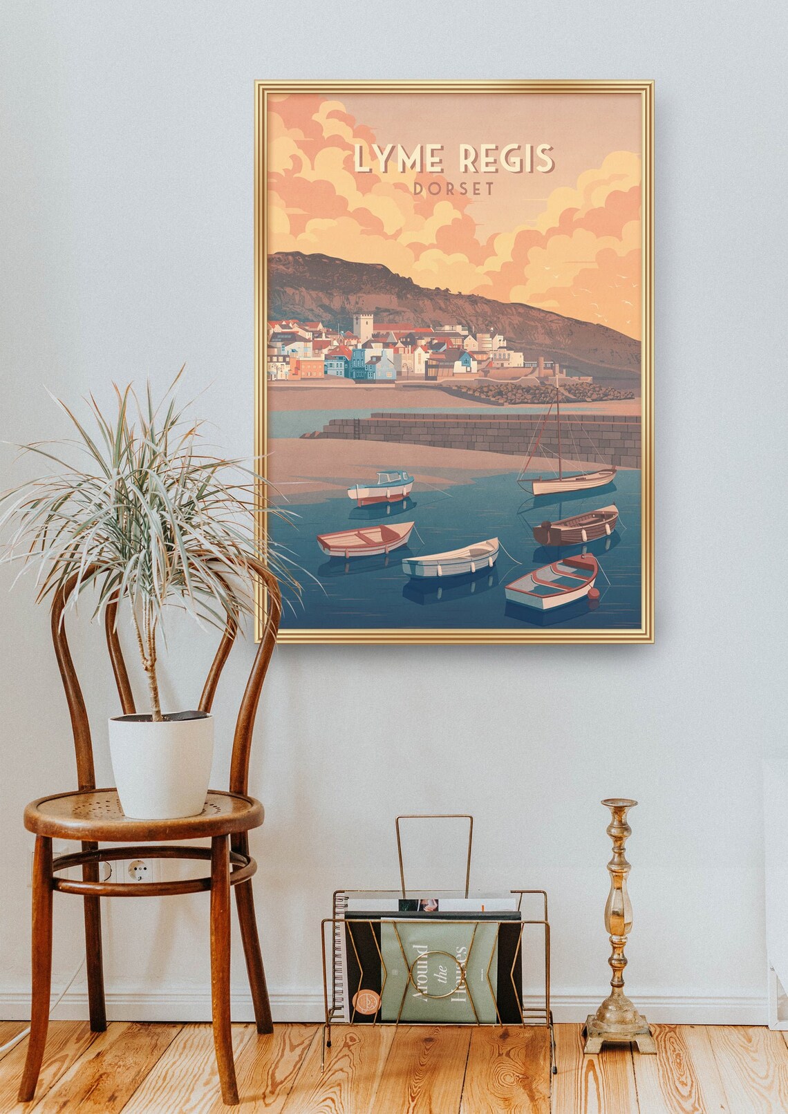Lyme Regis Vintage Travel Poster, West Dorset Print - Image 2