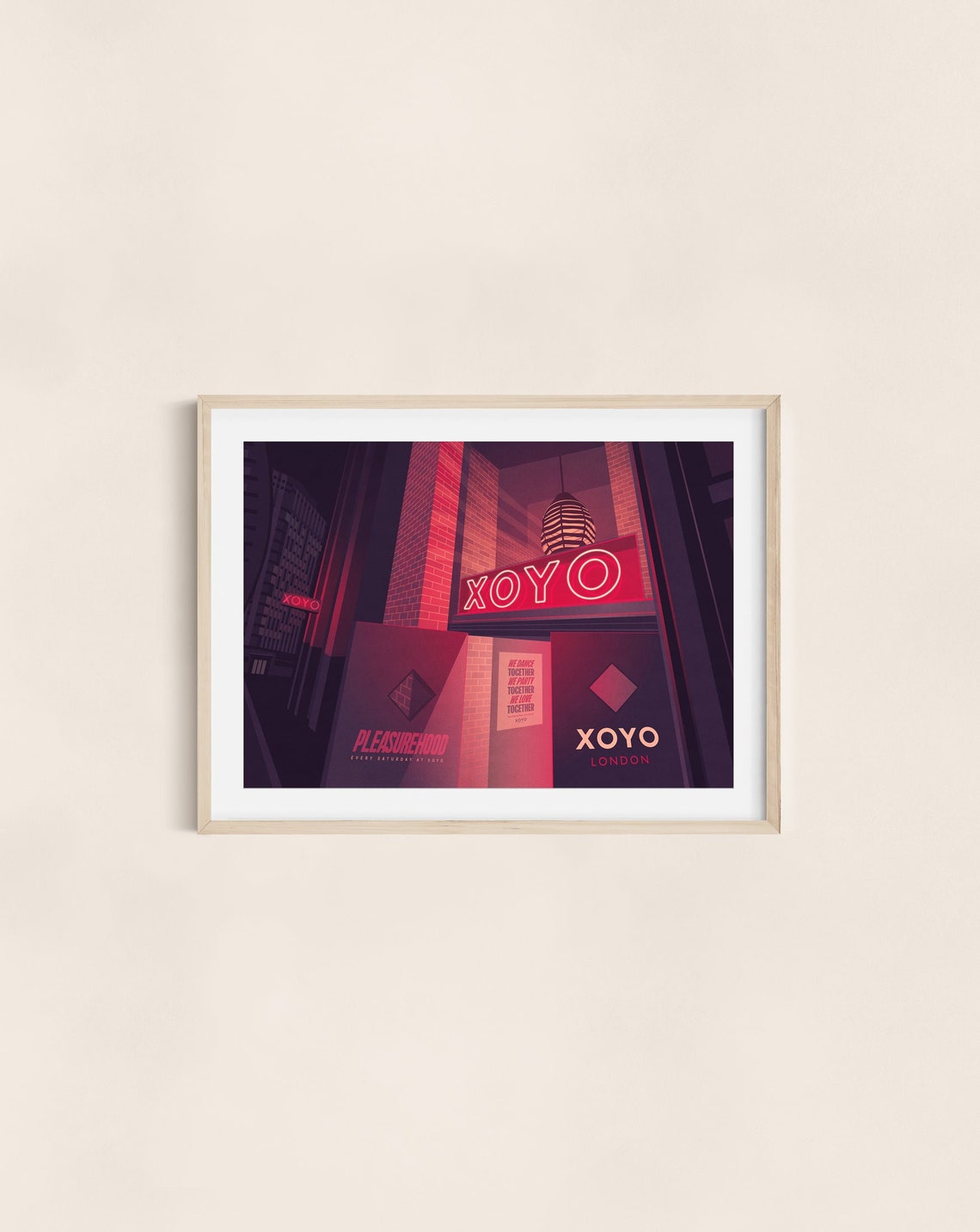 Xoyo Nightclub London Poster Islington Old Street Electronic Music Vintage Travel Print Dance Music Rave Fabric Printworks Ministry - Image 3