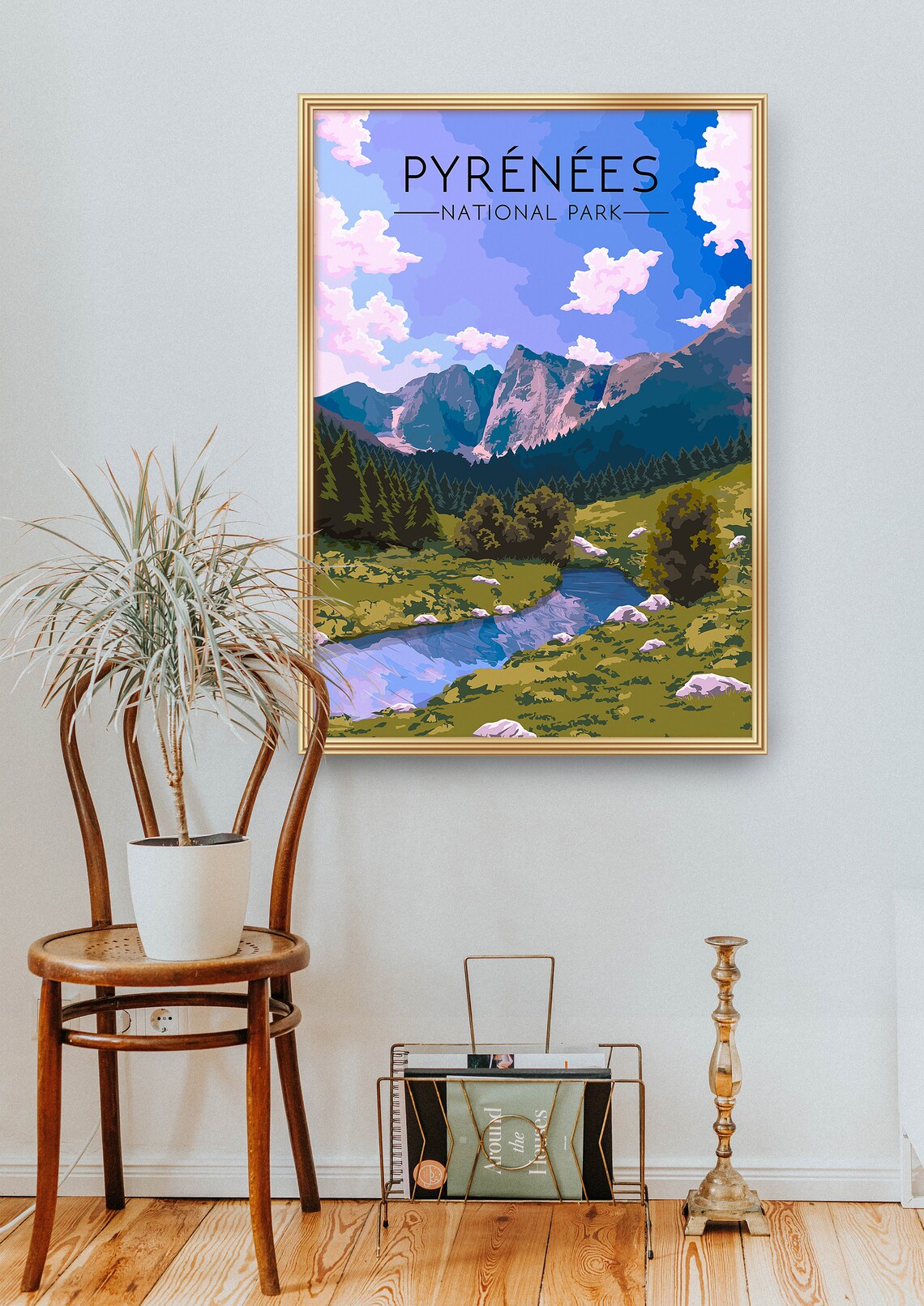 Pyrenees National Park Vintage Travel Poster - Image 2