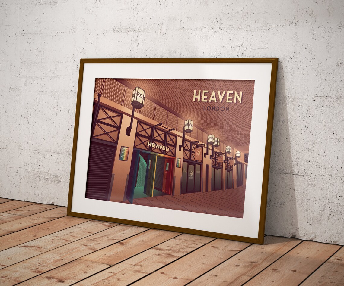 Heaven Nightclub London Charing Cross Travel Poster - Image 3