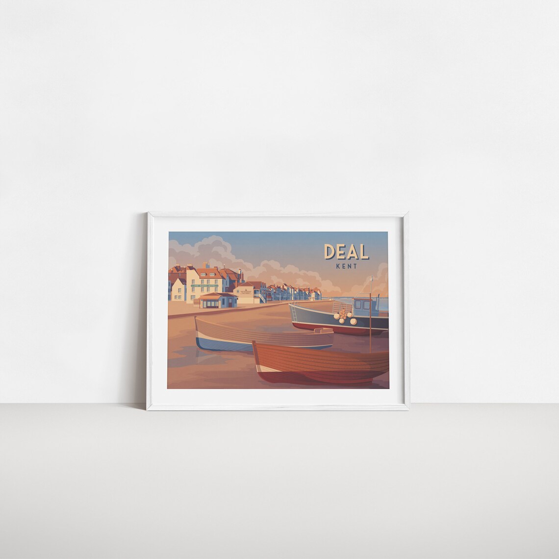 Deal Kent Coast Vintage Travel Poster, Travel Poster - Image 2
