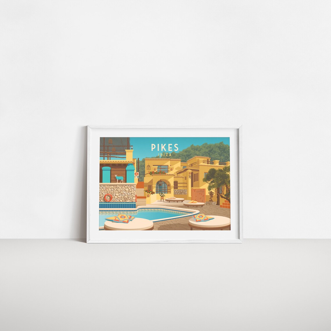 Pikes Ibiza Nightclub Travel Poster, San Antonio - Image 2