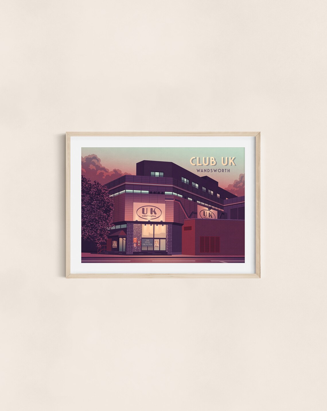 Club UK Wandsworth Poster, London Nightclub Print - Image 3