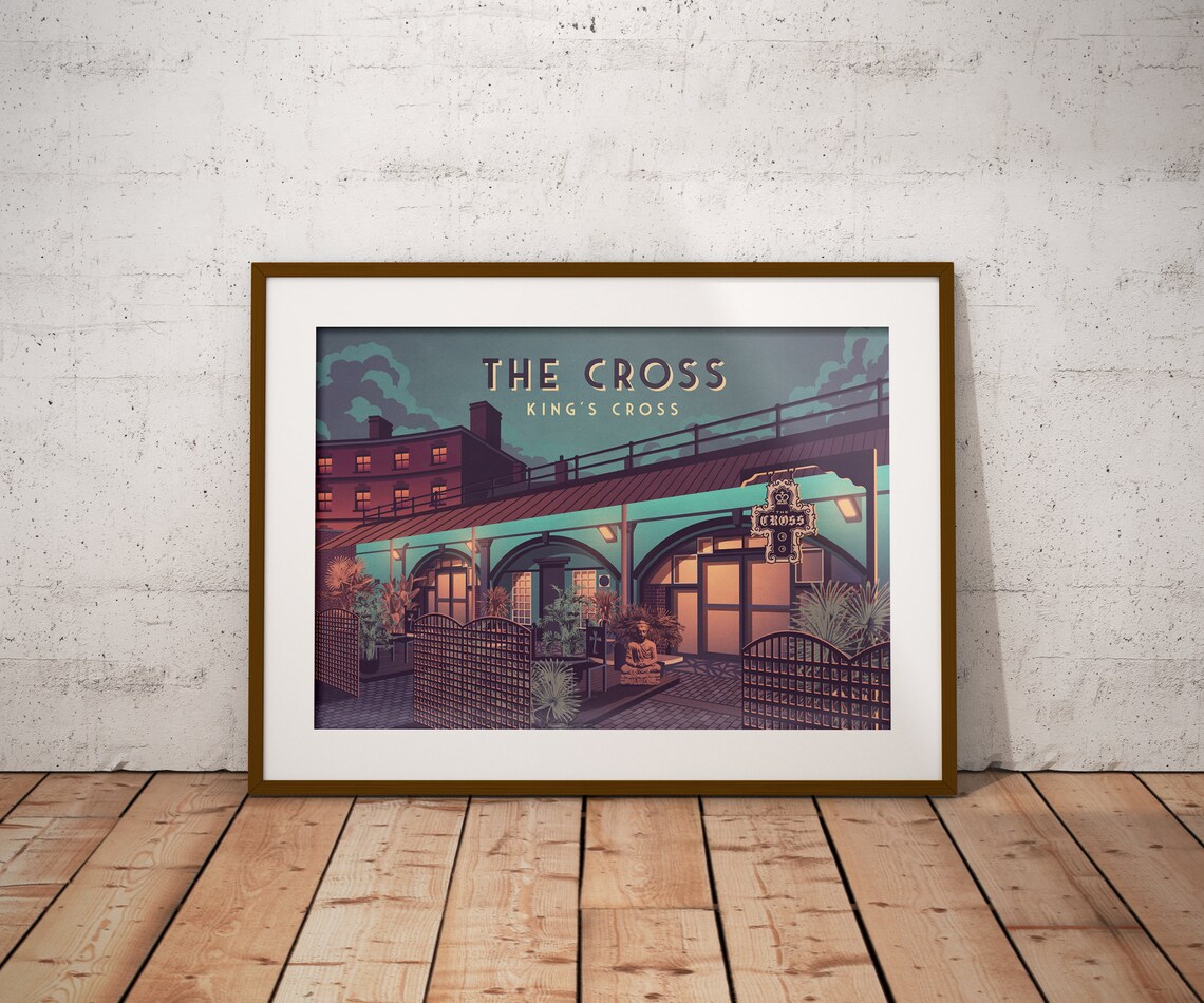 The Cross Nightclub, Kings Cross London Travel Poster - Image 4