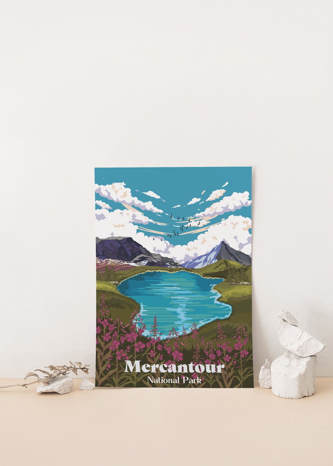 Mercantour National Park Poster France Travel Poster French Alps Alpes Maritimes Valley Of Wonders Southern France Wall Art Decor - Image 4