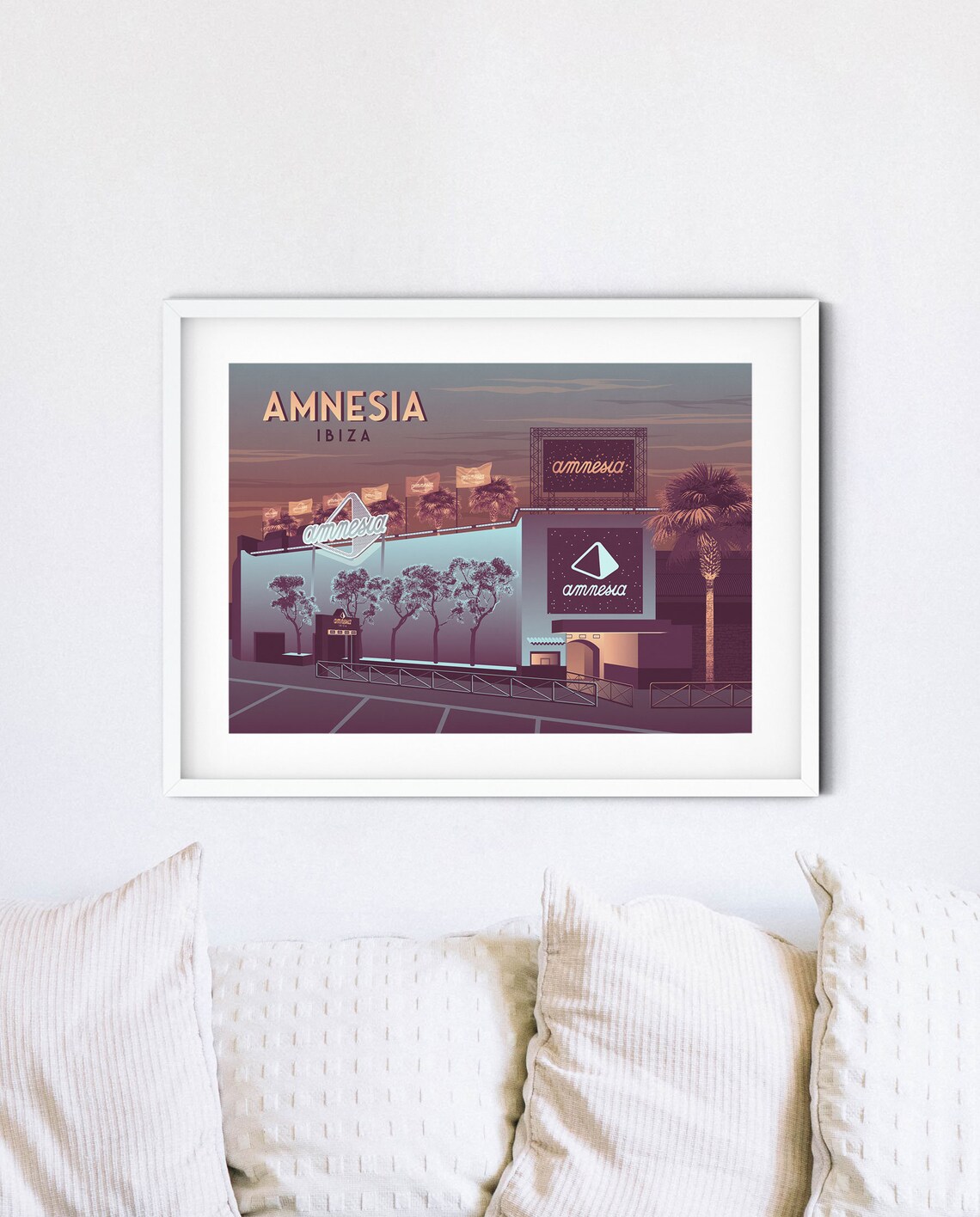 Amnesia Nightclub Ibiza Spain Vintage Travel Poster - Image 4