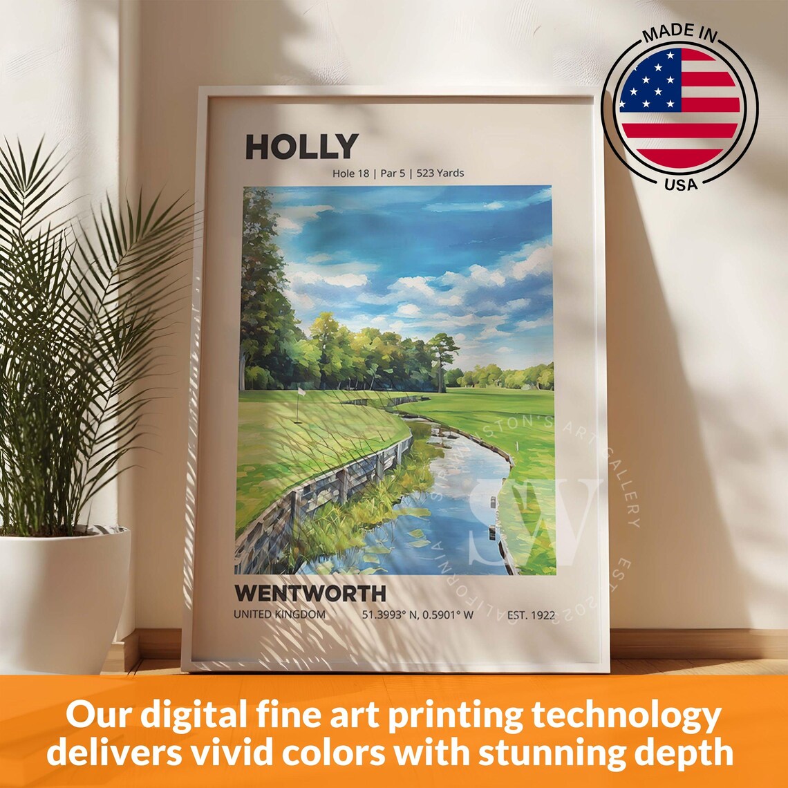 Holy 18th Hole Wentworth Golf Club Poster - Image 2