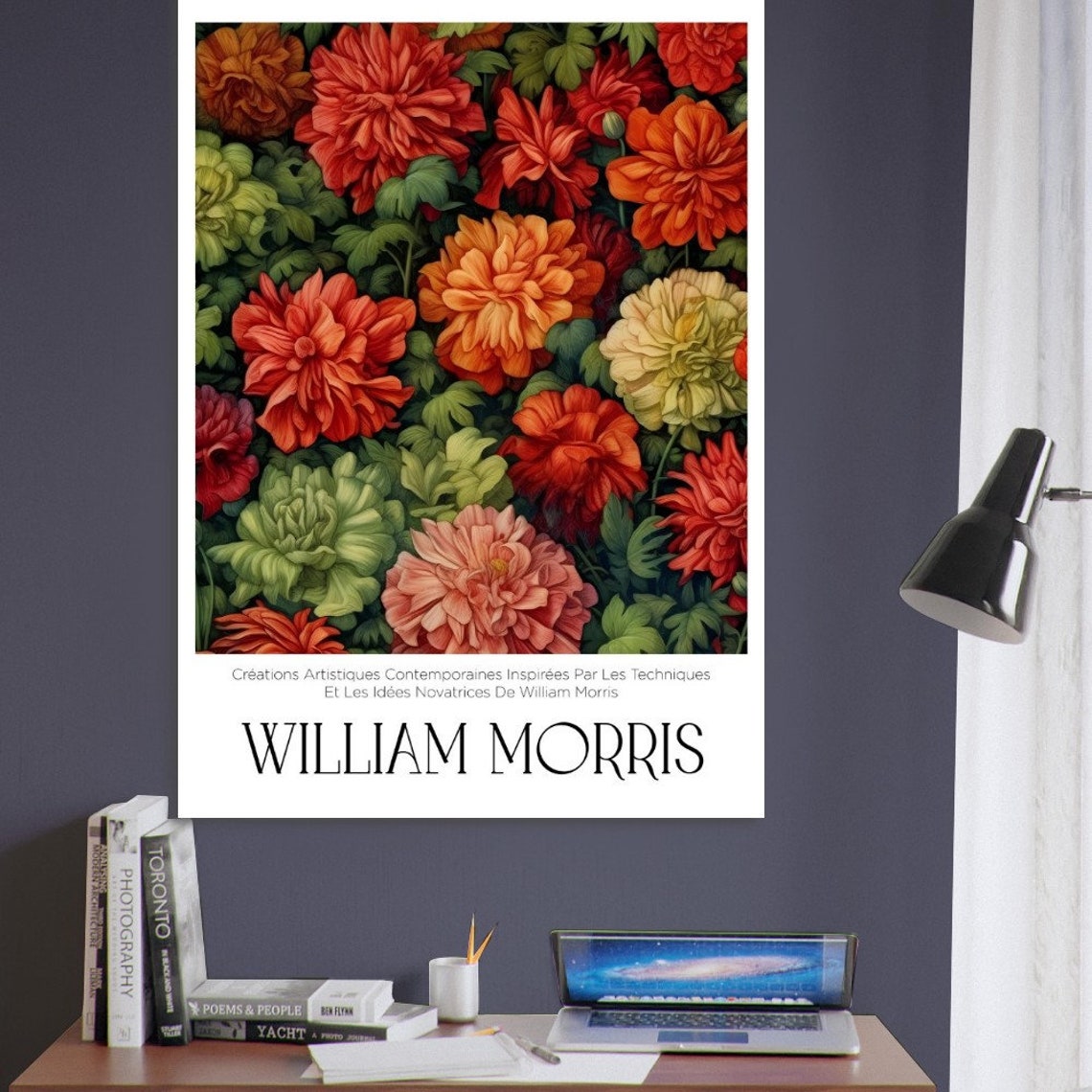 William Morris Botanical Floral Poster - Image 2