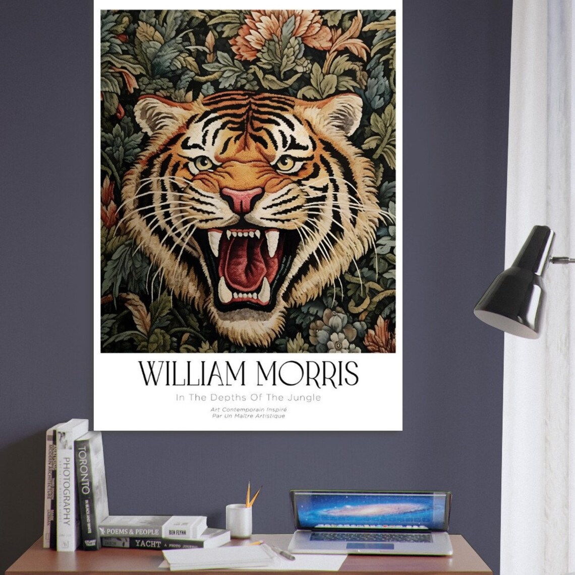 William Morris Tiger, Jungle Museum Poster - Image 2