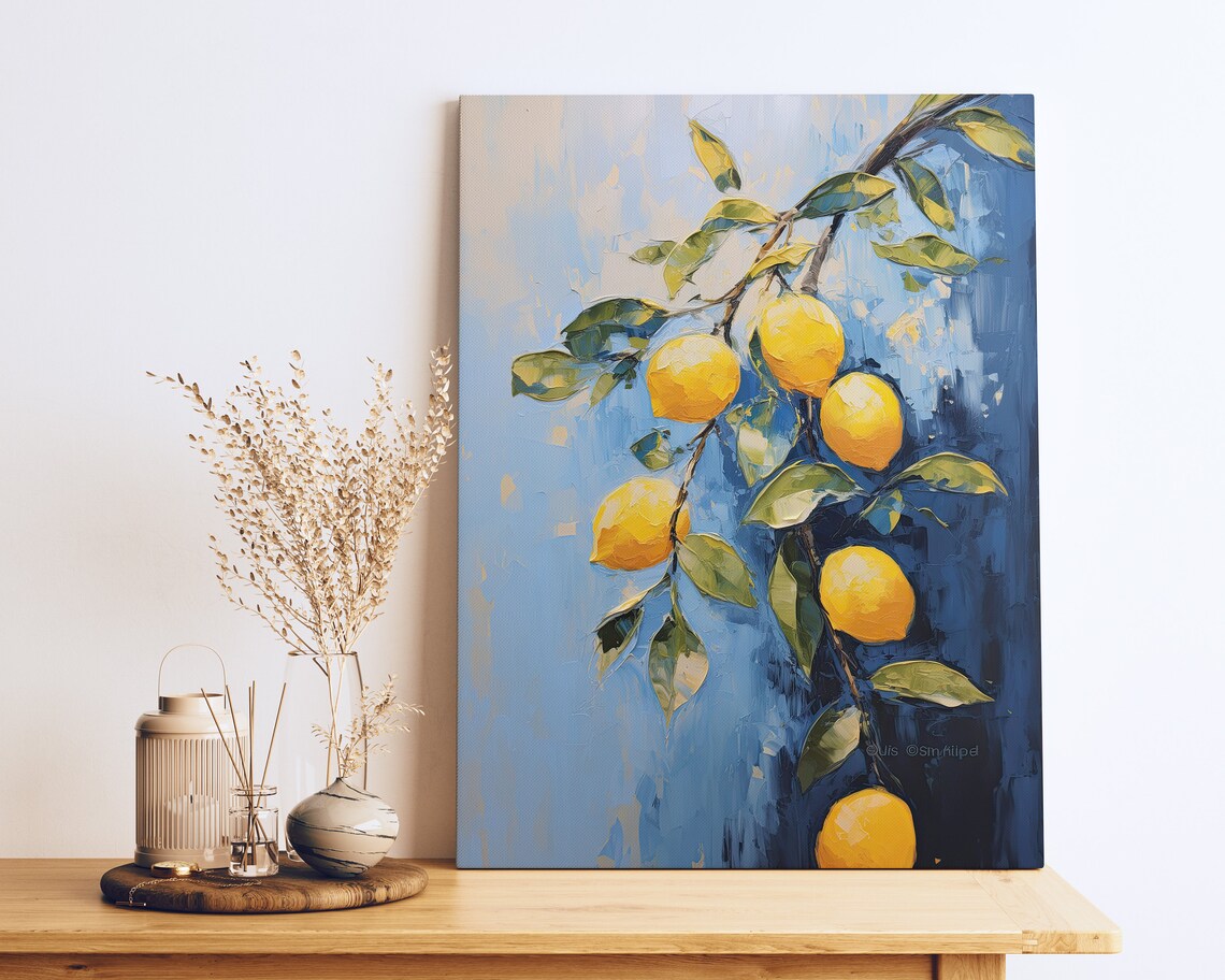 Lemon Tree Fruit, Kitchen Decor, Art Print
